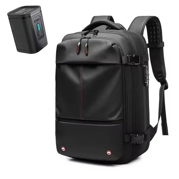Mochila de Viagem com Sistema de Vácuo + Bomba de Vácuo Incluída