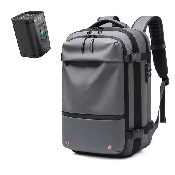 Mochila de Viagem com Sistema de Vácuo + Bomba de Vácuo Incluída
