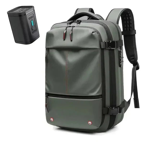 Mochila de Viagem com Sistema de Vácuo + Bomba de Vácuo Incluída