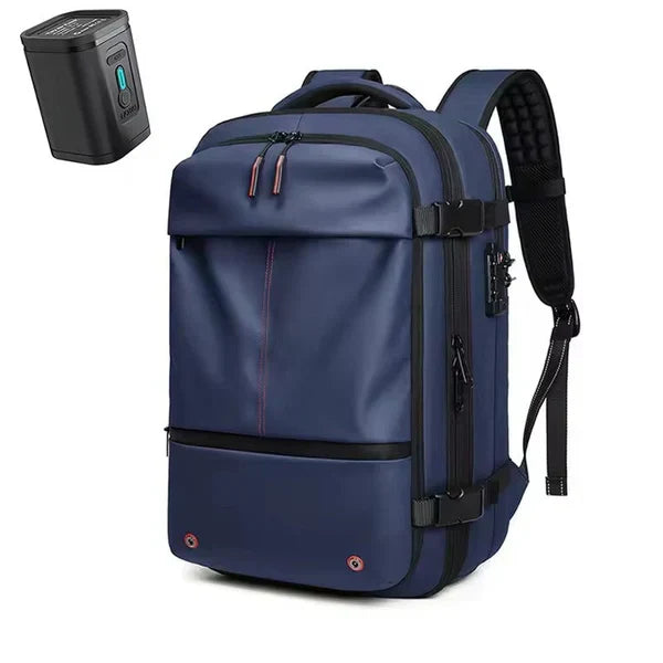 Mochila de Viagem com Sistema de Vácuo + Bomba de Vácuo Incluída